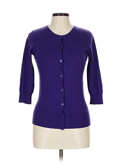 Pre-owned Abound Cardigan Sweater In Purple