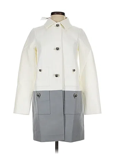 Pre-owned Kate Spade New York Raincoat In White