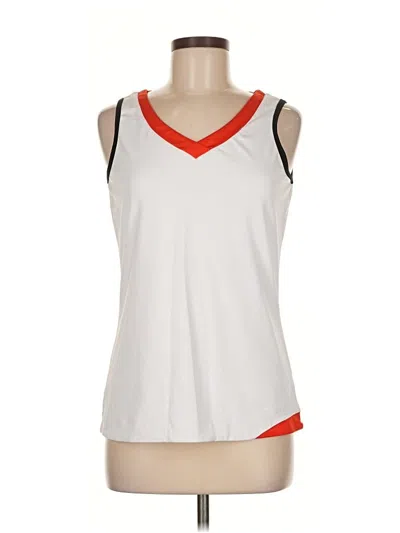 Pre-owned Tail Sleeveless T-shirt In White