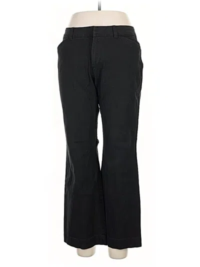 Pre-owned Eddie Bauer Dress Pants In Black