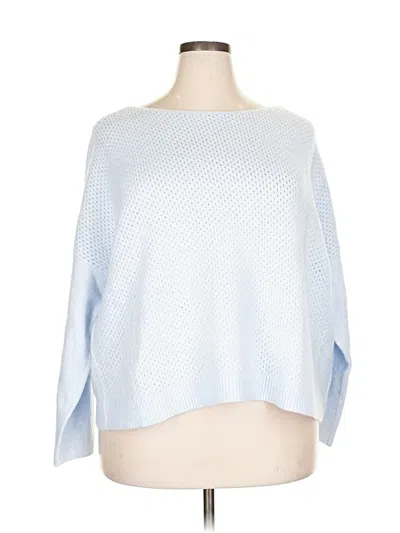 Pre-owned Vince Camuto Pullover Sweater In Blue