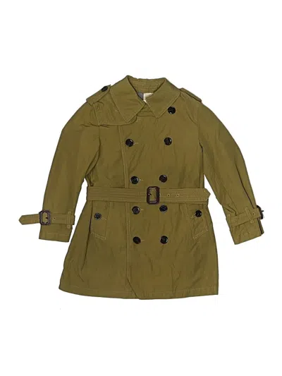 Pre-owned Burberry Kids' Trenchcoat In Green