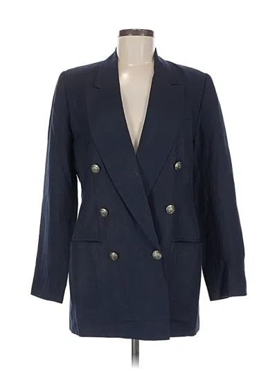 Pre-owned Stephanie Andrews Blazer Jacket In Blue