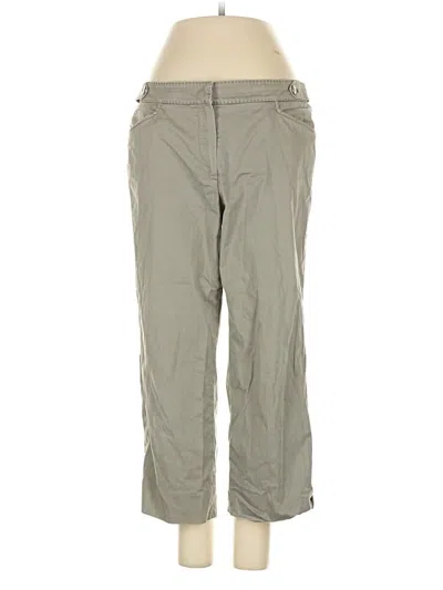 Pre-owned Armani Collezioni Khaki Pant In Gray