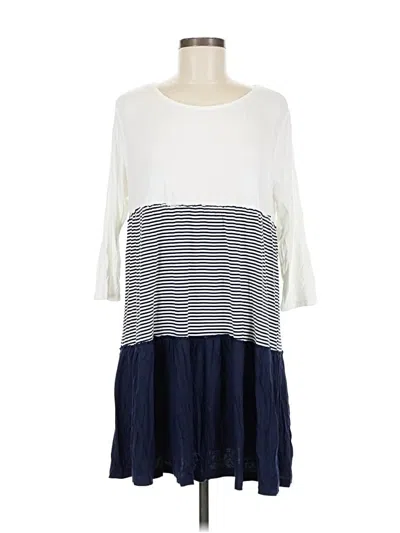 Pre-owned Papermoon Casual Dress In Blue