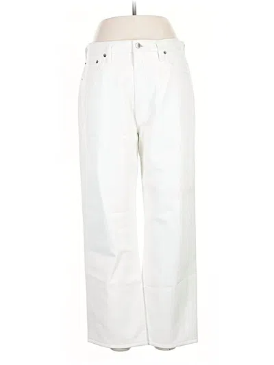 Pre-owned Agolde Casual Pants In White