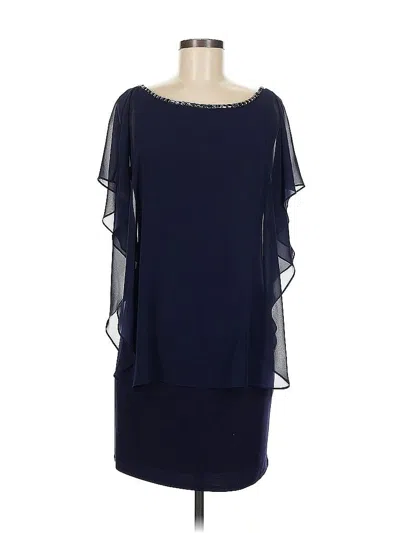 Pre-owned Laundry By Shelli Segal Cocktail Dress In Blue