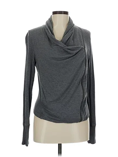 Pre-owned Caslon Fleece Jacket In Gray