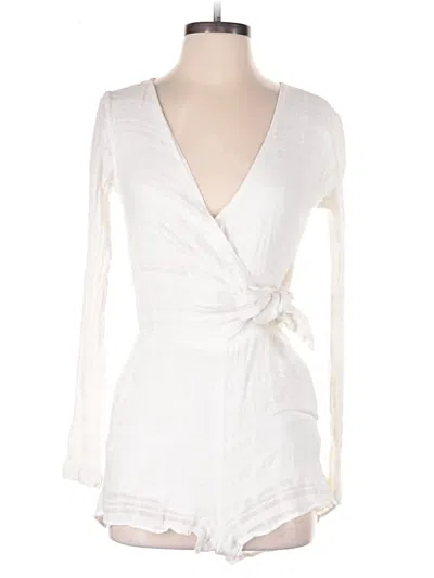 Pre-owned Saks Fifth Avenue Romper In White