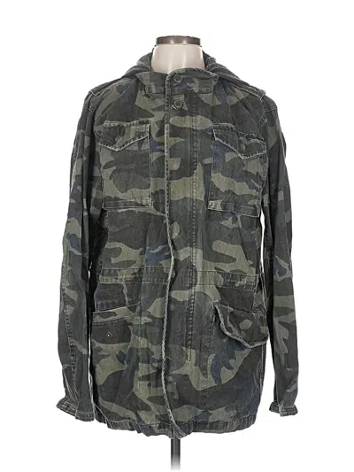 Pre-owned Rsq Jacket In Green