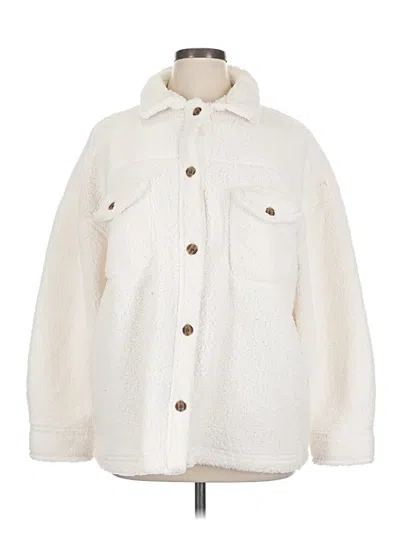 Pre-owned 32 Degrees Cardigan Sweater In White