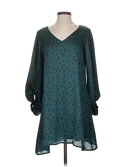 Pre-owned Adrienne Casual Dress In Blue