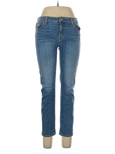 Pre-owned 7 For All Mankind Jeans In Blue