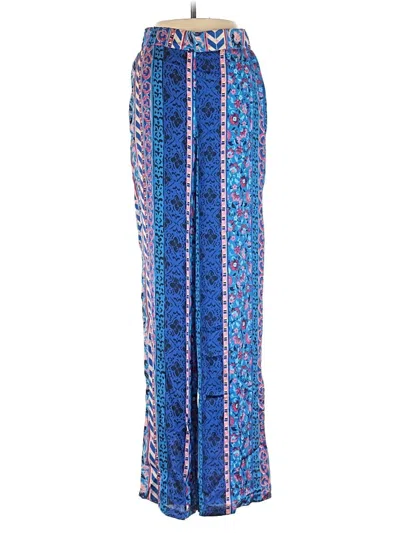 Pre-owned Zara Casual Pants In Blue