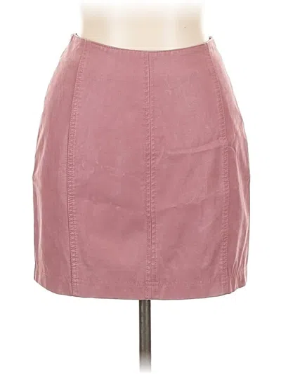 Pre-owned Free People Casual Skirt In Pink
