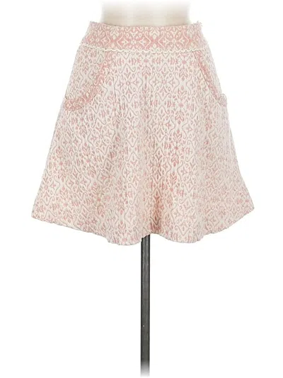 Pre-owned Free People Casual Skirt In White