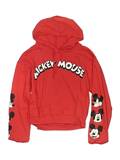 Pre-owned Disney Kids' Pullover Hoodie In Red