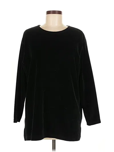 Pre-owned Jones New York Sport Pullover Sweater In Black