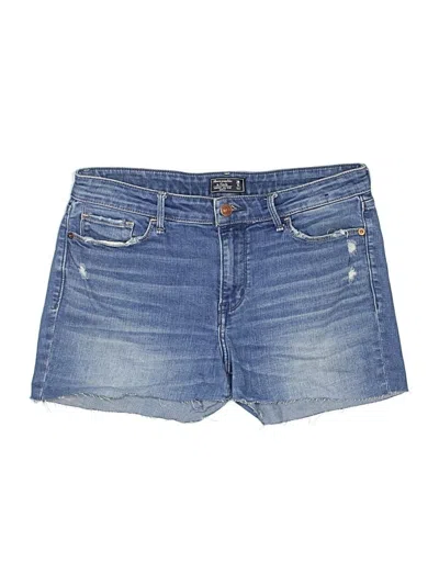 Pre-owned Abercrombie & Fitch Denim Shorts In Blue