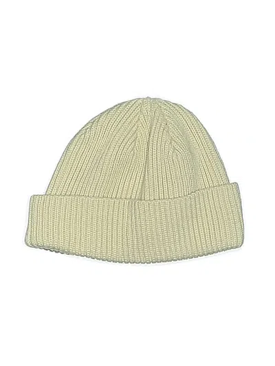 Pre-owned Deus Ex Machina Beanie Hat In White