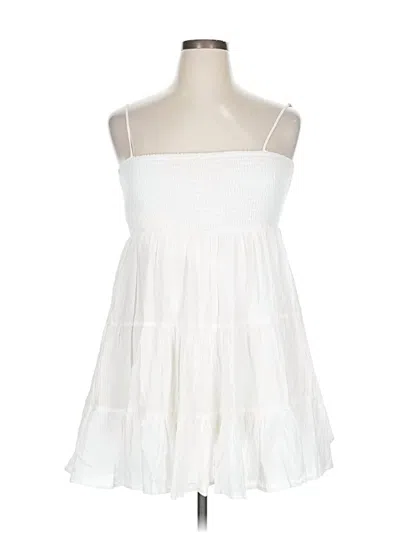 Pre-owned Edikted Cocktail Dress In White