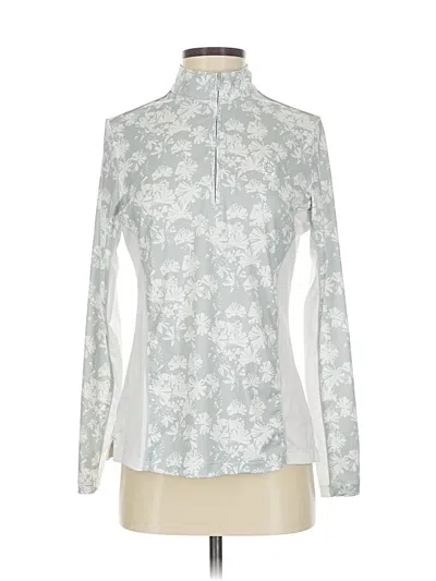 Pre-owned Peter Millar Turtleneck Sweater In Silver