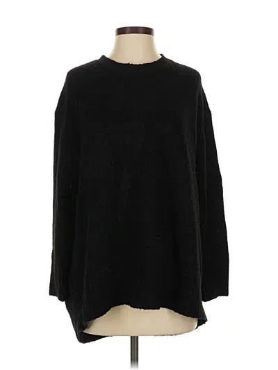 Pre-owned Zara Pullover Sweater In Black