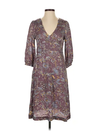 Pre-owned Halogen Casual Dress In Purple