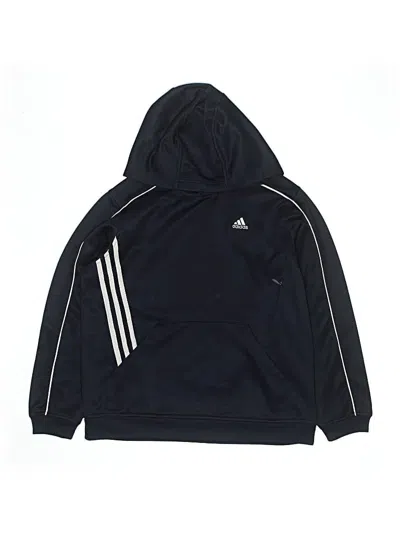 Pre-owned Adidas Originals Kids' Pullover Hoodie In Black