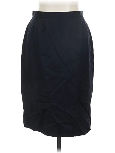 Pre-owned Givenchy Wool Skirt In Blue