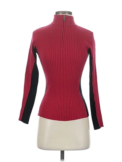 Pre-owned Style & Co Turtleneck Sweater In Red