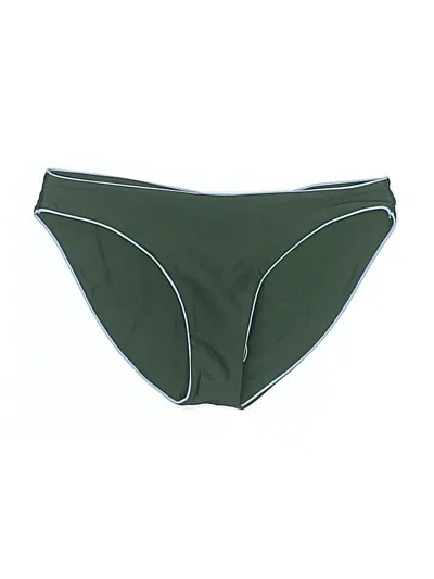 Pre-owned Minnow Swimsuit Bottoms In Green