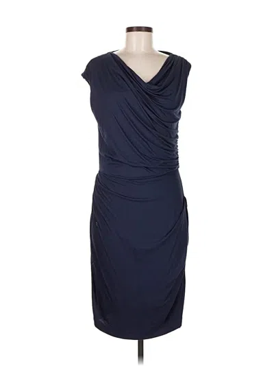 Pre-owned Bordeaux Cocktail Dress In Blue