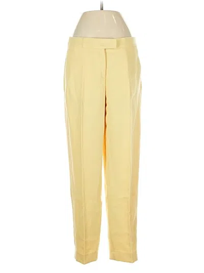 Zara Casual Pants In Yellow