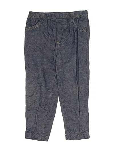 Pre-owned Carter's Kids' Casual Pants In Blue