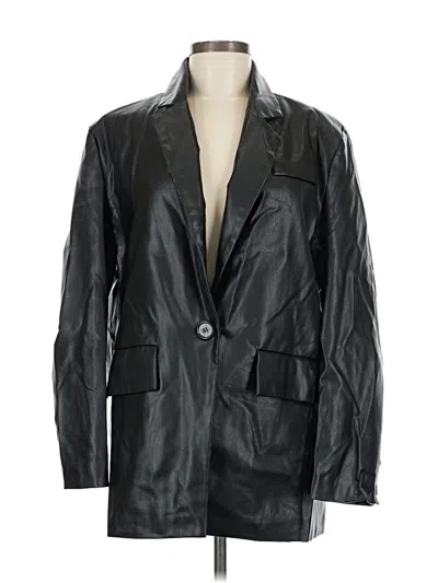 Pre-owned Princess Polly Blazer Jacket In Black