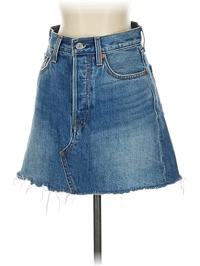 Pre-owned Levi's Denim Skirt In Blue