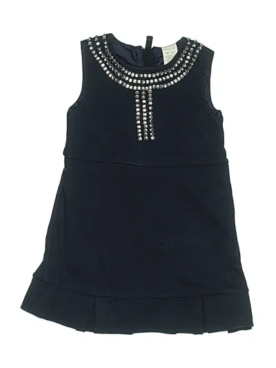 Pre-owned Crewcuts Outlet Kids' Dress In Black