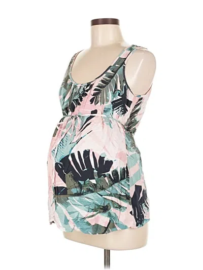 Pre-owned Motherhood Sleeveless Blouse In Pink