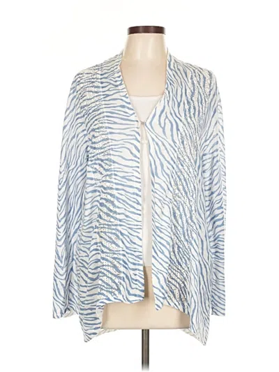 Pre-owned Chico's Kimono In Blue