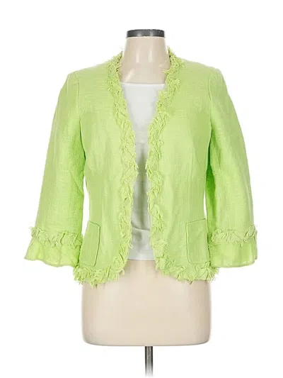 Pre-owned Teri Jon Blazer Jacket In Green