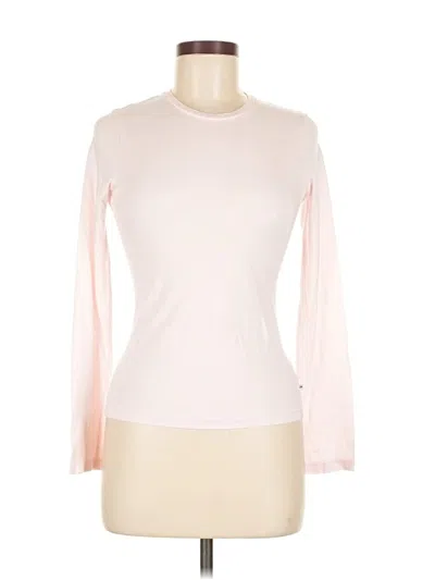 Pre-owned James Perse Long Sleeve T-shirt In Pink