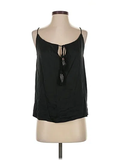 Pre-owned Drew Sleeveless Blouse In Black