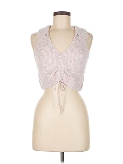 Pre-owned Witty Fox Sweater Vest In Pink