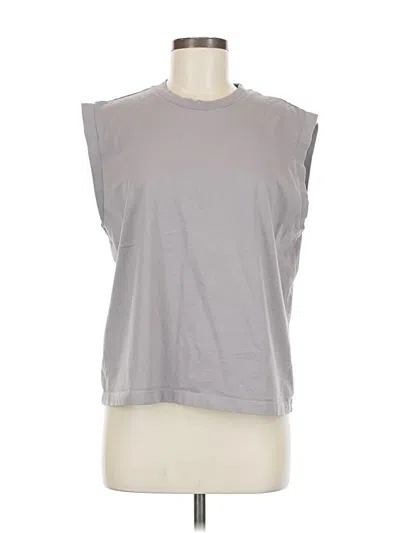 Pre-owned Abercrombie & Fitch Sleeveless T-shirt In Gray