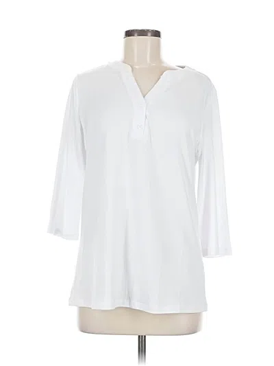 Assorted Brands 3/4 Sleeve T-shirt In White