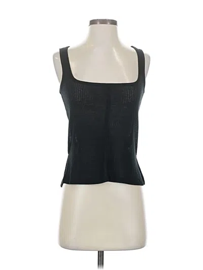 Pre-owned Pilcro Tank Top Black Square Neckline Tops