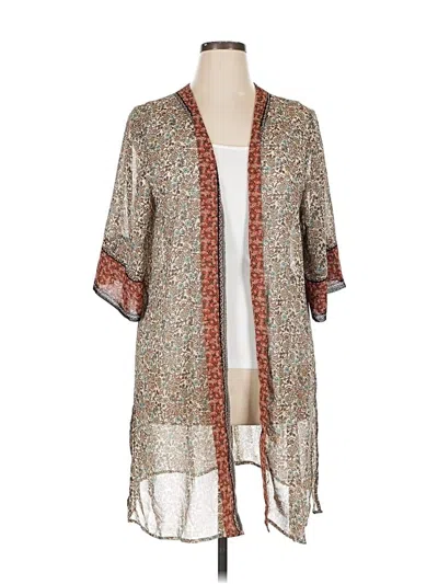 Pre-owned Maurices Kimono In Brown