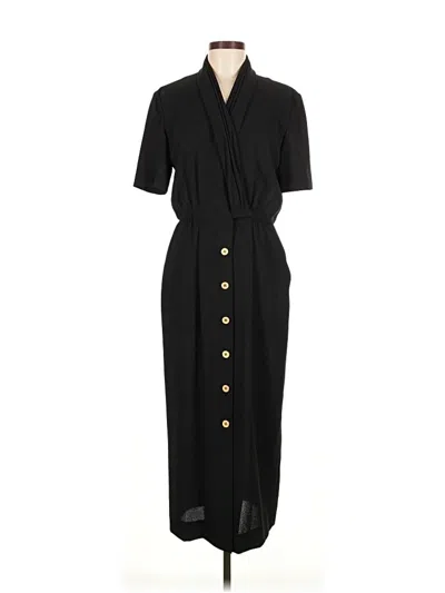 Pre-owned Liz Claiborne Casual Dress In Black
