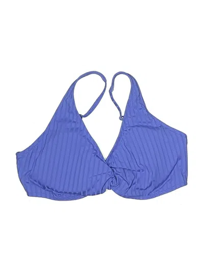 Pre-owned Freely Swimsuit Top Blue Swimwear